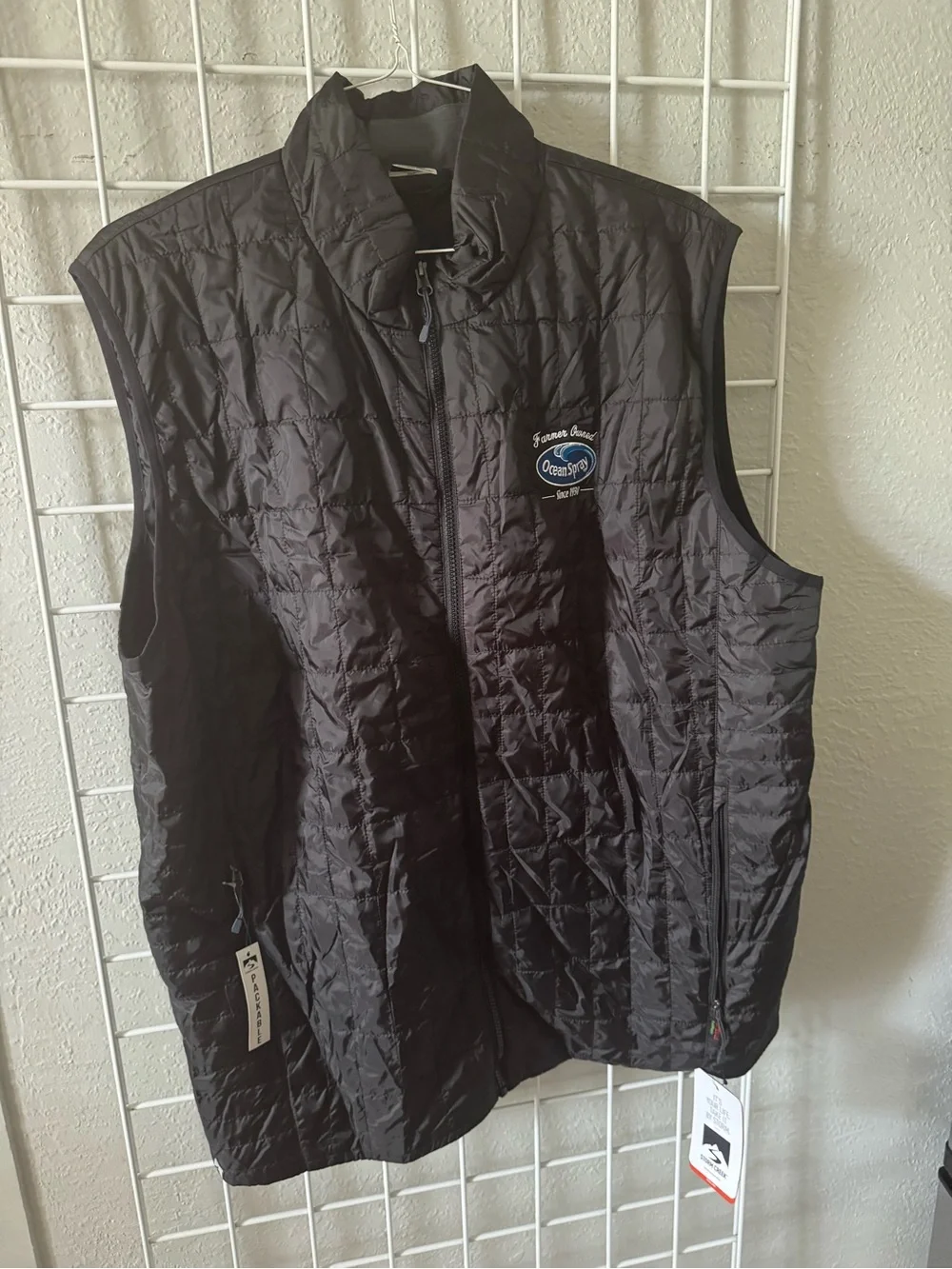 Branded Men's Black Quilted Puffer Jacket